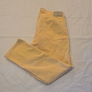 Polo by Ralph Lauren Men's Tan Corduroy Straight Leg Pants 36/32